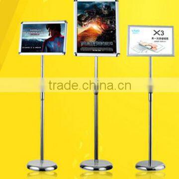 Customized Advertising Poster Frame Display Standing