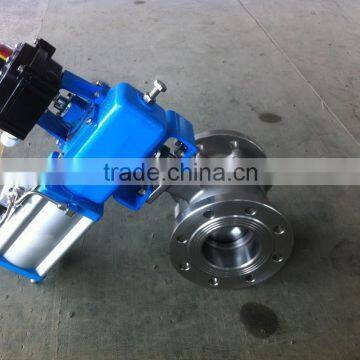 DN50 PN16 Pneumatic Control 2-PC Ball Valve