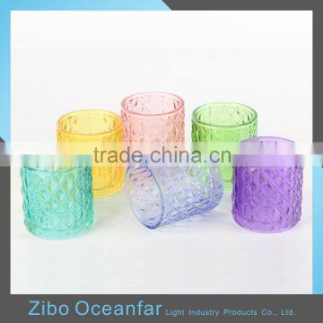 Bulk Buying Decorative Glass Cylinders Candles Wholesale Recycled Colored Holder Wedding For Candle