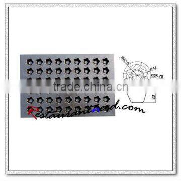 V078 Silicon Non-Stick 54 Cups Pentagon Cake Mould