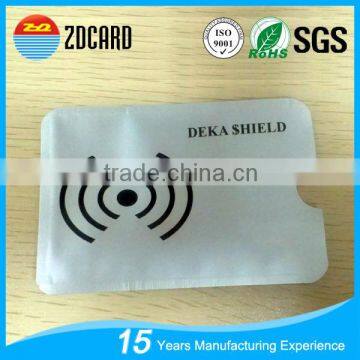 Aluminum Foil Paper Card Holder for RFID Blocking Card Sleeve