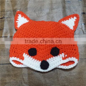 Woodland Animal Fox Crochet Hat