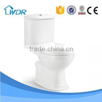 Popular ceramic Tajikistan restroom China WC toilet Ptrap