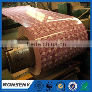 Prepainted steel coil, printed steel coil