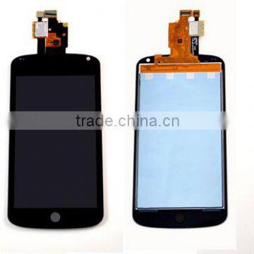 Black Color for LG nexus 4 E960 LCD touch screen Digitizer Glass screen Assembly Replacement