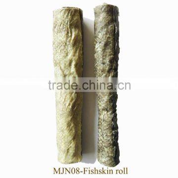 MJN08-Fishskin roll myjian o'dog dry dog healthy food and pets treats