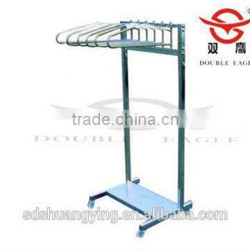 Double Eagle mobile apron hanger