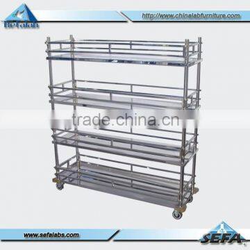 Hospital Stainless steel rack stainless steel shelf SS trolley