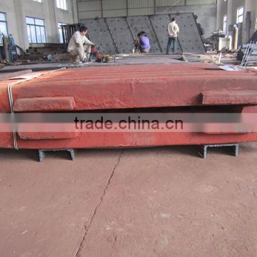 Alibaba website high quality jaw crusher plate,crusher plate with high manganese