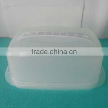 clear plastic cheese keeper with hander