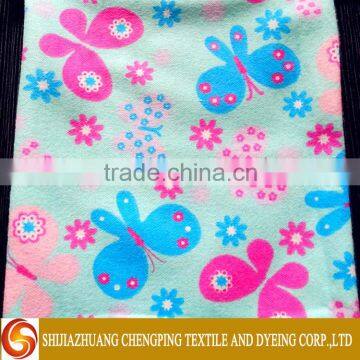 Fashion best selling 100% cotton printed and dyed flannel fabric with construction specification and price for wholesale