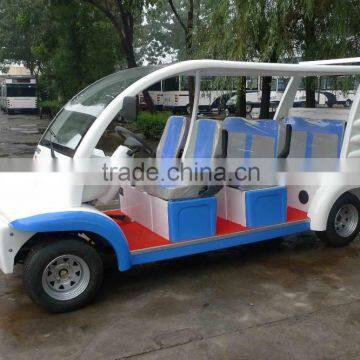 china beautiful design electric sightseeing car!!! bilayer laminated glass,wearproof and anti-skidding