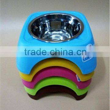 Medium-sized PP+Stainless Steel Single Bowl-dog Bowl & Cat Bowl & Plastic Bowl photo-5