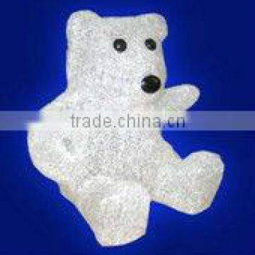 Illuminated Christmas Light Up Bear