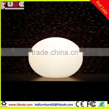 floating waterproof led light ball/led flat ball with battery operated