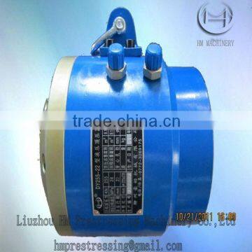 DY255-22 type prestressed top-pressure pusher hydraulic special for tensioning jack