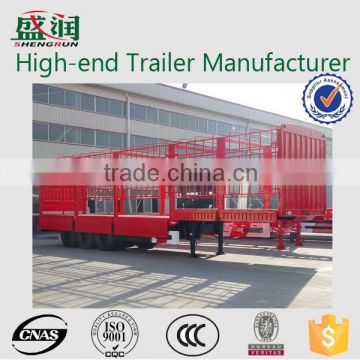 shandong shengrun hot selling gargo transport semi-trailer /fence trailer and box trailer side wall s