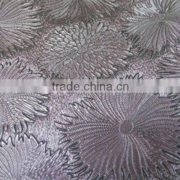 PVC Leather With Flower Embossed for Decoration Usage photo-2
