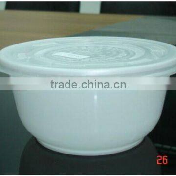White round lunch box with lid/high quality and cheap price food container
