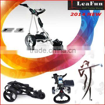 Motorized Golf Trolley With 36 Holes Battery ,LED Digital Handle .10M.20M.30MDistance .EZ-Fold ..USB Port .200W High Power Motor