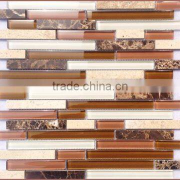 Factory decorative wall mosaic glass tile