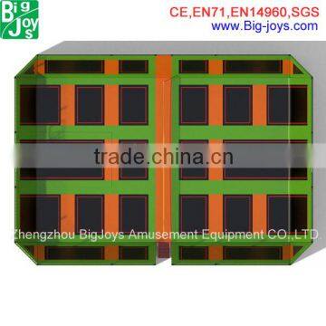 Competitive price hot sale square trampoline for sale