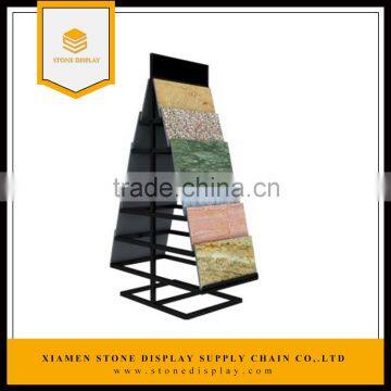marble granite tile floor stand display rack
