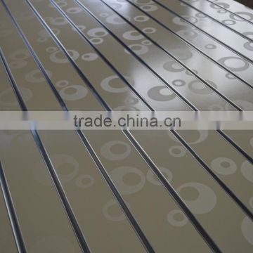 Customize High quality melamine slatwall panels