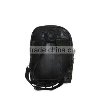 Made in India Leather Back Pack/ College Bag/ Travelling Bag photo-4