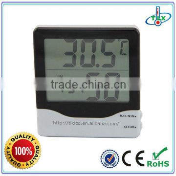 Temperature Humidity Indicator With Wireless Temperature Sensor