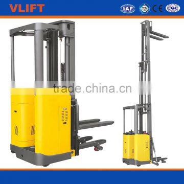 1.5ton Narrow aisle lift truck offer smallest trunning radius