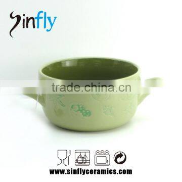2015 Hot Selling Glaze Hand-painted Ceramic Bowl Stoneware Bowl