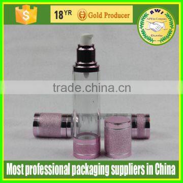 High Quality Cosmetic Bottle Nice Pink Color Airless Bottle 100ml photo-2