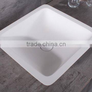 Modern Style Cabinet Wash Basins,artificial stone resin basin ,Wall mounted acrylic solid surface wash basin