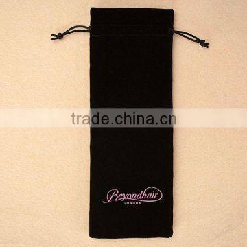 Custom Design Nice Quality Cute Looking Double Drawstring Jewelry Use Bag Cheap Price Flannel Jewelry Pouch