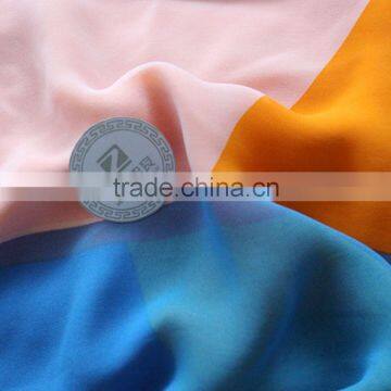 quality silk fabrics for scarves printed 4 grade color fastness imitate silk fabric soft chiffon silk fabric for fashion dress