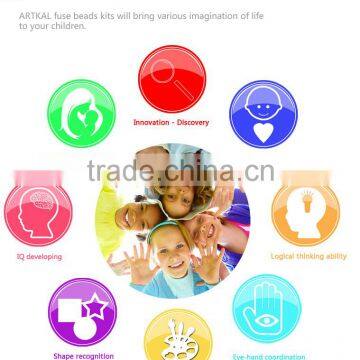 ARTKAL NO.1 Airplane 650 Perler Beads Kid Toy for Christmas Gift photo-3