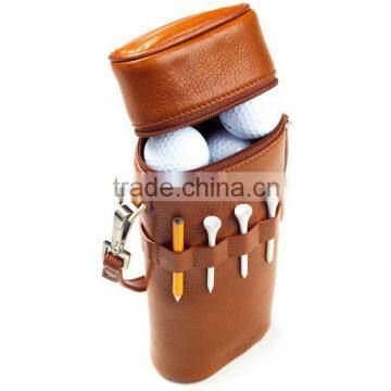Leather Golf Ball Carrying Holder Storage Bag New Items in China Market photo-5