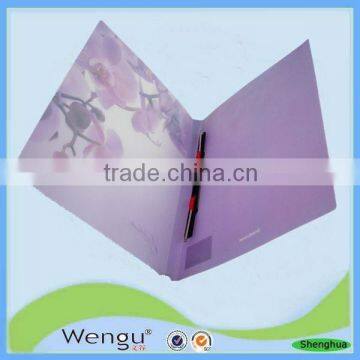 YiWu new design hard pp cover Purple cover a3 file folder ,file folder supplier and manufacture