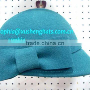 2013 Fashion Wool Felt Polo Hat/Butterfly Riding Cap