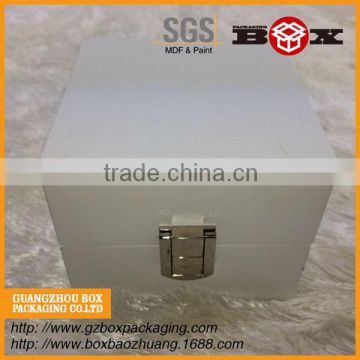 Elegent White matt MDF Box For Jewelry