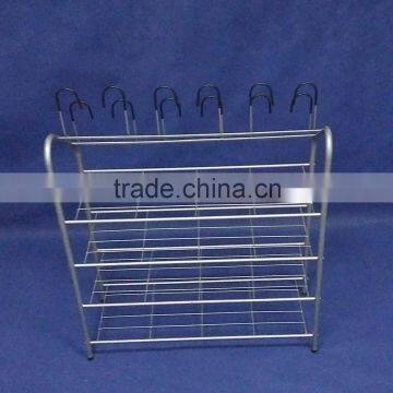 2016 New 16 Pairs Shoe Rack 4 Tier Shelf Organizer Space Saving Shoe Racks photo-2