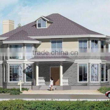 Mediterranean steel villa house