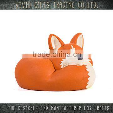 cute 3d fox shape custom ceramic modern home decor