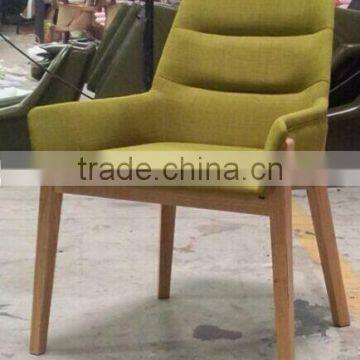 Wholesale Wooden Luxury Fabric Cushion Restaunt Chair