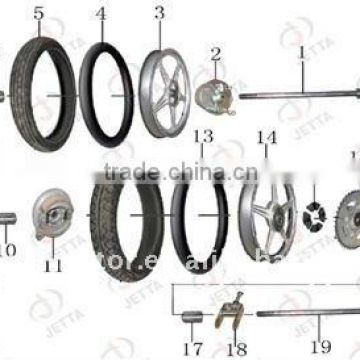 Tyre and Tube for motorcycle