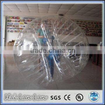 2015 hot sale bulk plastic balls inflatable human bubble for children