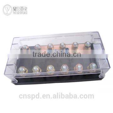 auto six-way ANM type fuse box with transparent cover for vehicle/truck