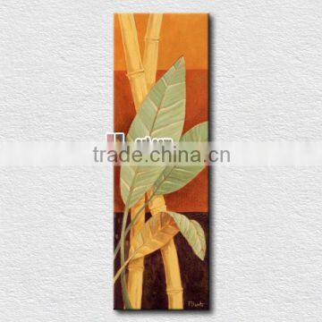 Decorative big canvas leaf painting