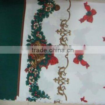 Christmas Design Polyester Table Cloth